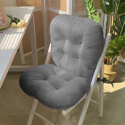 Plush high back chair cushion - high,