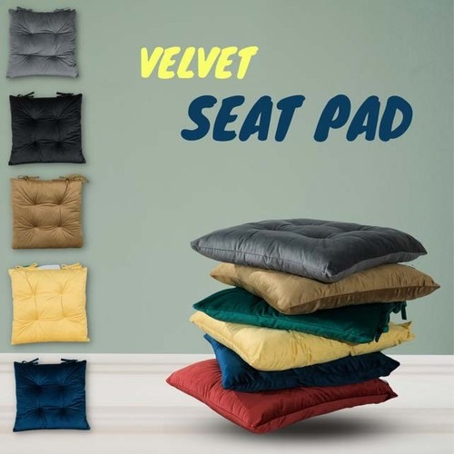 Velvet seat pad 40x40cm padded - velvet,
