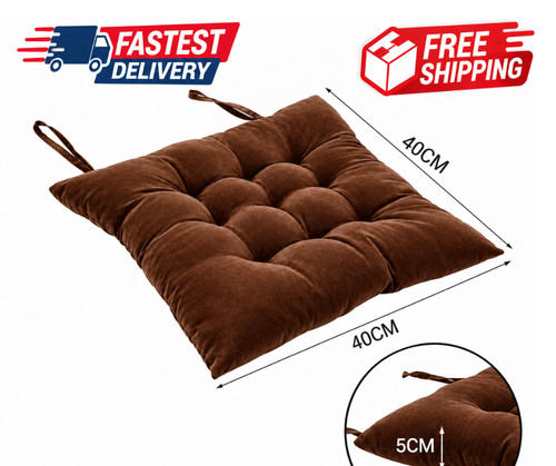 Velvet seat cushion - seat, 40x40cm