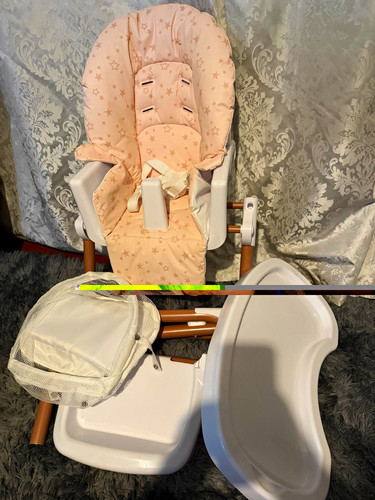 Baby high chair pink - baby, seat