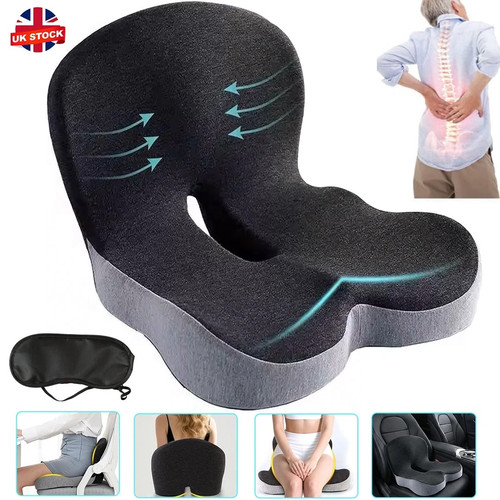 Memory foam seat cushion - foam, back