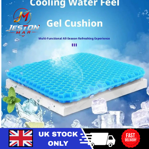 1pc honeycomb gel seat cushion - gel,