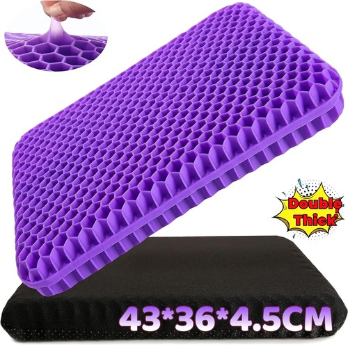 Purple double layer gel seat - double,