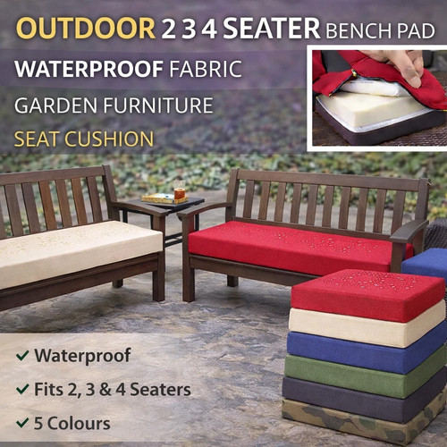 Bench cushion 4 - cushion, 2-3-4