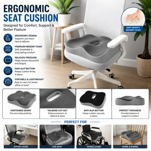 Ergonomic memory foam - ergonomic,
